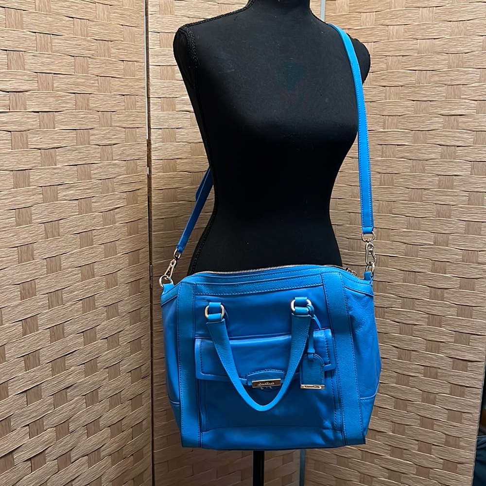Turquoise Cole Haan Leather Bag